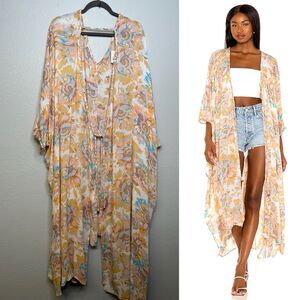 Free People Floral Kimono
